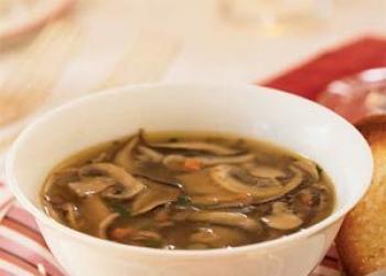 Autumn mushroom soup recipe